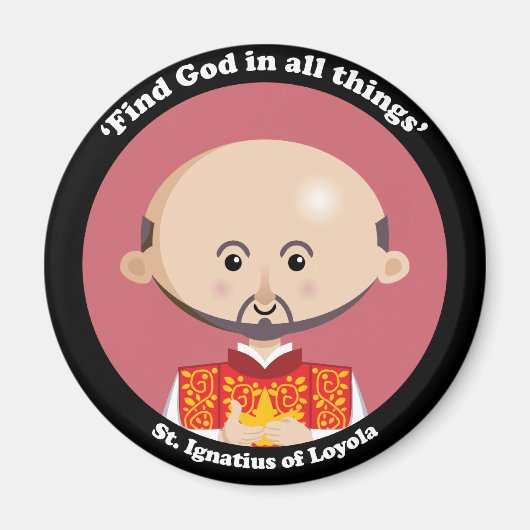 Sint-Ignatius van Loyola Magneet (Voorkant)
