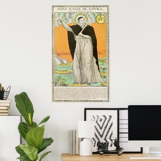 Sint-Ignatius van Loyola Poster (Thuiskantoor)