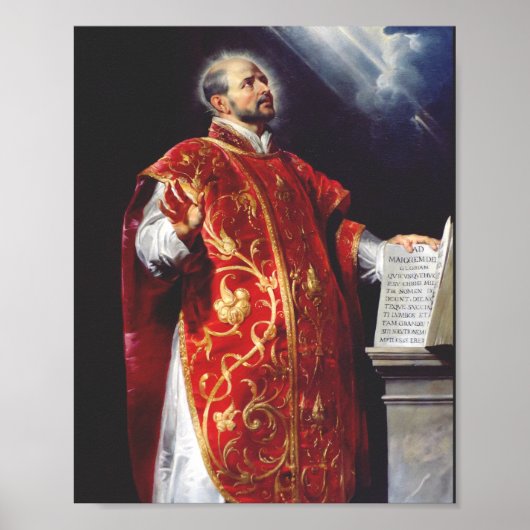 Sint-Ignatius van Loyola Poster (Voorkant)