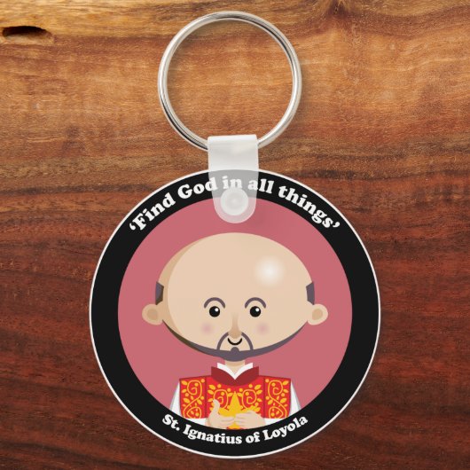 Sint-Ignatius van Loyola Sleutelhanger (Voorkant)