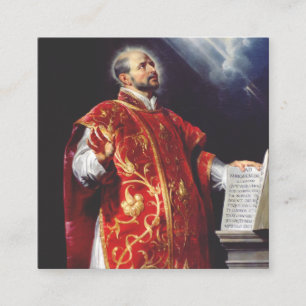 Sint-Ignatius van Loyola Vierkante Visitekaartje