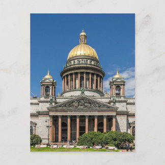 Sint-Isaac-kathedraal in Sint-Petersburg Rusland Briefkaart