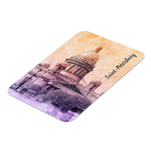 Sint-Isaac's Kathedraal Magnet - Sint-Petersburg Magneet (Linkerzijde)