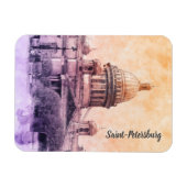 Sint-Isaac's Kathedraal Magnet - Sint-Petersburg Magneet (Horizontaal)