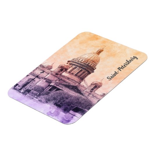 Sint-Isaac's Kathedraal Magnet - Sint-Petersburg Magneet (Linkerzijde)