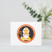 Sint-Isidore van Sevilla Briefkaart (Staand voorkant)