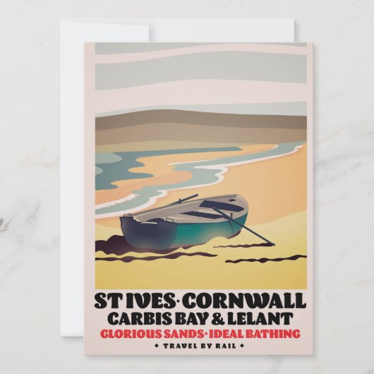 Sint-Ives Cornwall Travel poster (Voorkant)