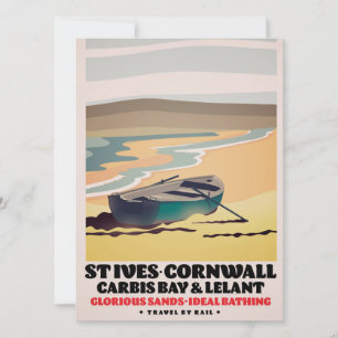 Sint-Ives Cornwall Travel poster