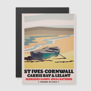 Sint-Ives Cornwall Travel poster