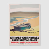 Sint-Ives Cornwall Travel poster (Voorkant)
