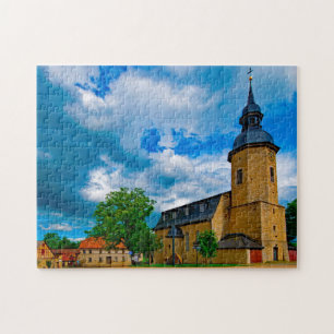 Sint-Jacobikerk Dornburg. Legpuzzel