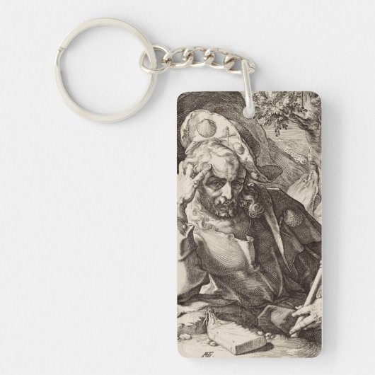 Sint-Jacobus de Meerdere de apostel Sleutelhanger (Voorkant)