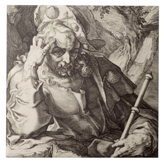 Sint-Jacobus de Meerdere de apostel Tegeltje (Voorkant)