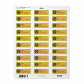 Sint-Jacobus de Meerdere (JMAS 05) Etiket (Full Sheet)