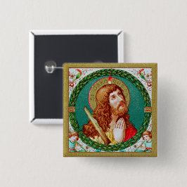 Sint-Jacobus de Meerdere (JMAS 05) Vierkante Button 5,1 Cm