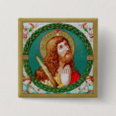Sint-Jacobus de Meerdere (JMAS 05) Vierkante Button 5,1 Cm (Voorkant)