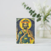 Sint-Jacobus van Perzië Orthodox Christelijk Gebed Plaatskaartje (Staand voorkant)