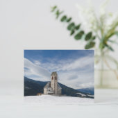 Sint-Jakob-kerk in het briefkaart Villnöss (Staand voorkant)