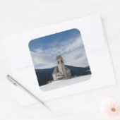 Sint-Jakob-kerk in Villnöss-sticker Vierkante Sticker (Envelop)