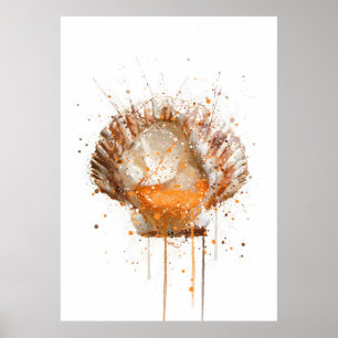 Sint-jakobsschelp Poster