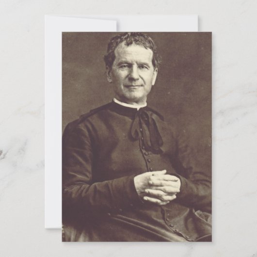 Sint Jan Bosco Priester en belijder Bedankkaart (Voorkant)