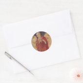 Sint Jan Cassianus Kerkvader Ronde Sticker (Envelop)