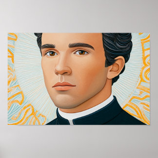 Sint Jan Neumann: Herder van het Geloof en Dienst Poster
