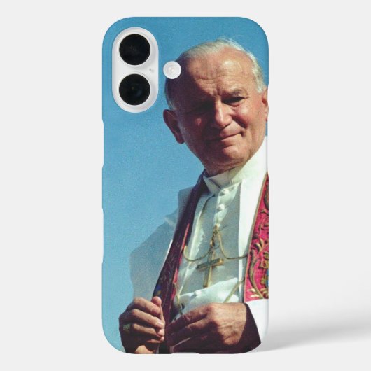 Sint Jan Paulus II De Grote Communicator Schone Ku Case-Mate iPhone Case (Achterkant)