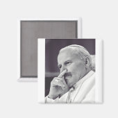 Sint Jan Paulus II De Grote Communicator Schone Ku Magneet (Voorkant / Achterkant)