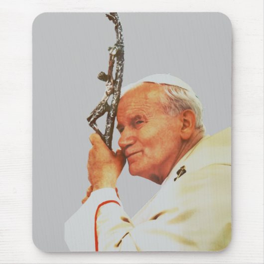 Sint Jan Paulus II De Grote Communicator Schone Ku Muismat (Voorkant)