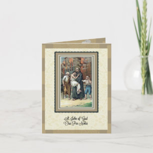 Sint-Jan van God verjaardagskaart priesterwijding Kaart