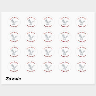 Sint-Jans wijnstickers Ronde Sticker