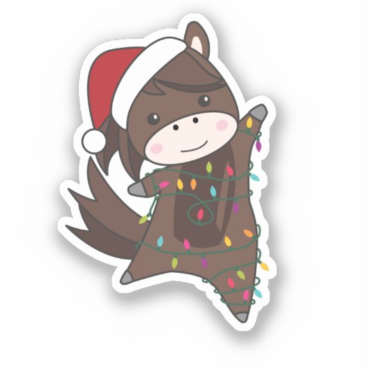 Sint-jansbrood met paarse Pony Sticker (Voorkant)