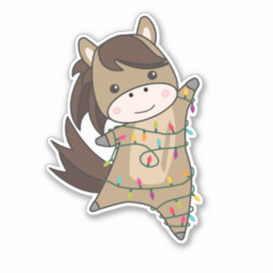 Sint-jansbrood met paarse Pony Sticker