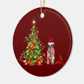 sint-jansbrood met Pet kerst Keramisch Ornament (Links)