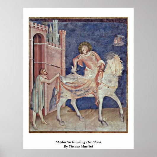 sint-jansbrood met Simone Martini Poster (Voorkant)