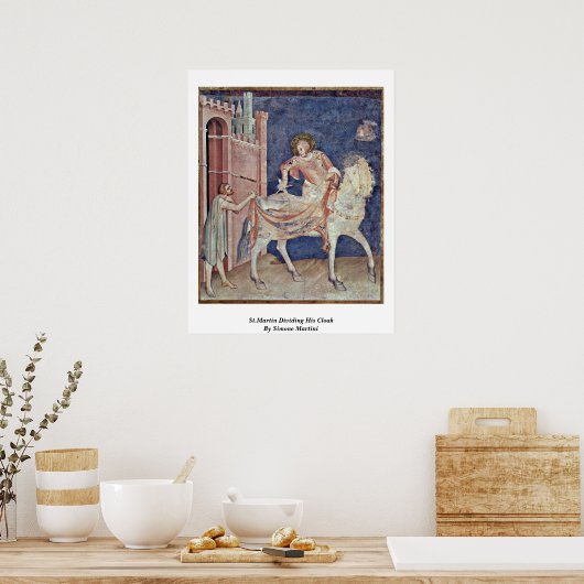 sint-jansbrood met Simone Martini Poster (Keuken)