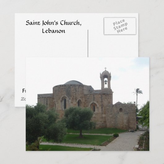 Sint-Janskerk Libanon Briefkaart (Voorkant / Achterkant)