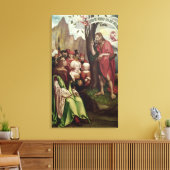 Sint-janskruid de borstpreken voor Herod Canvas Afdruk (Insitu (Woonkamer))
