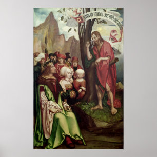 Sint-janskruid de borstpreken voor Herod Poster