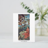 sint-janskruid de Evangelist , patmos van Hans Mem Briefkaart (Staand voorkant)