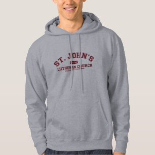 Sint-Janskruid (rood op grijs) Hoodie