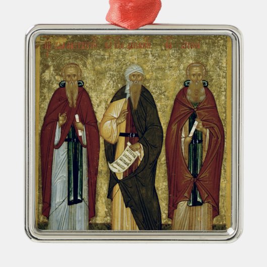 Sint-Janskruid, St. John van Damascus Metalen Ornament (Voorkant)