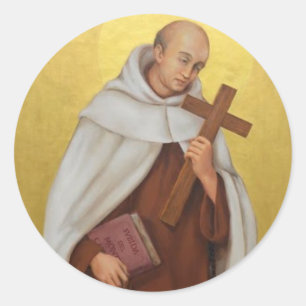 Sint-janskruid van de Cross Carmelite Saints Ronde Sticker