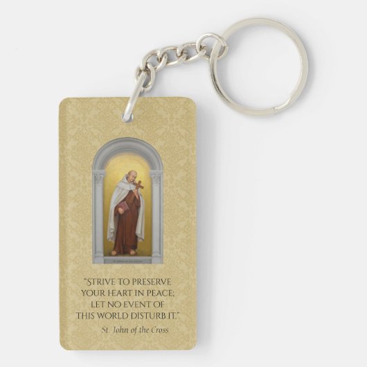 Sint-janskruid van de kruismeliet sleutelhanger (achterkant)