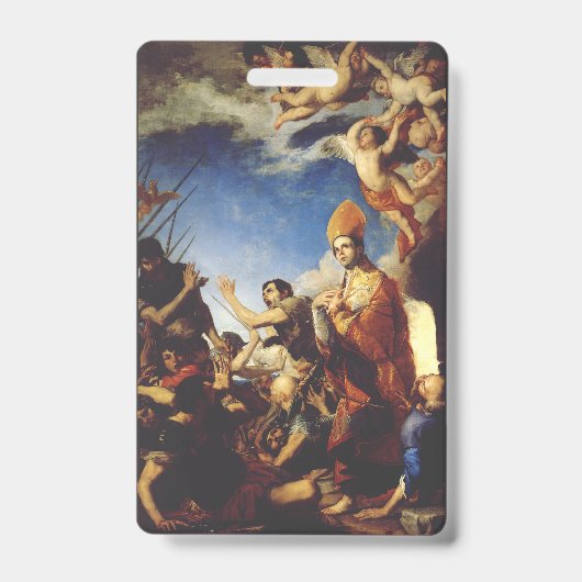 Sint-Januaris, bisschop van Benevento - Schone Kun Badge (Voorzijde)