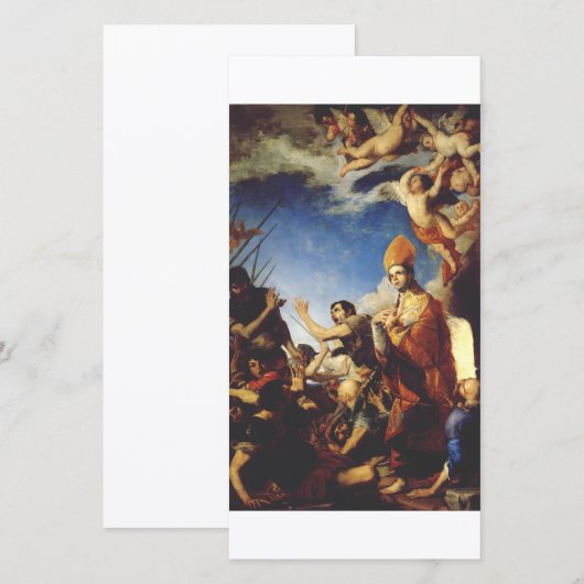 Sint Januarius bisschop van Benevento  (Voorkant / Achterkant)