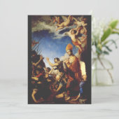 Sint Januarius Bisschop van Benevento Bedankkaart (Staand voorkant)