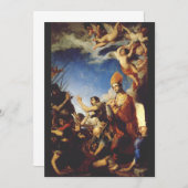 Sint Januarius Bisschop van Benevento Bedankkaart (Voorkant / Achterkant)