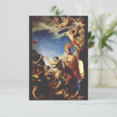 Sint Januarius Bisschop van Benevento Bedankkaart (Staand voorkant)